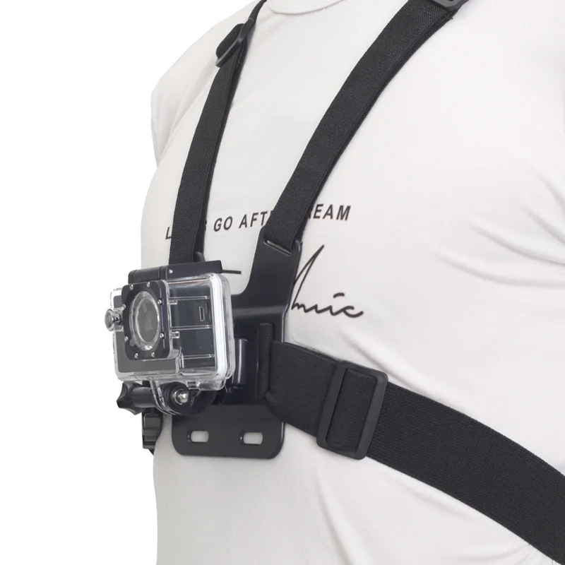 Chest Mobile Phone Fixed Bracket Artifact Equipment Shoulder Strap Fishing Video Outdoor Outdoor Live Host Sports Camera Gopro