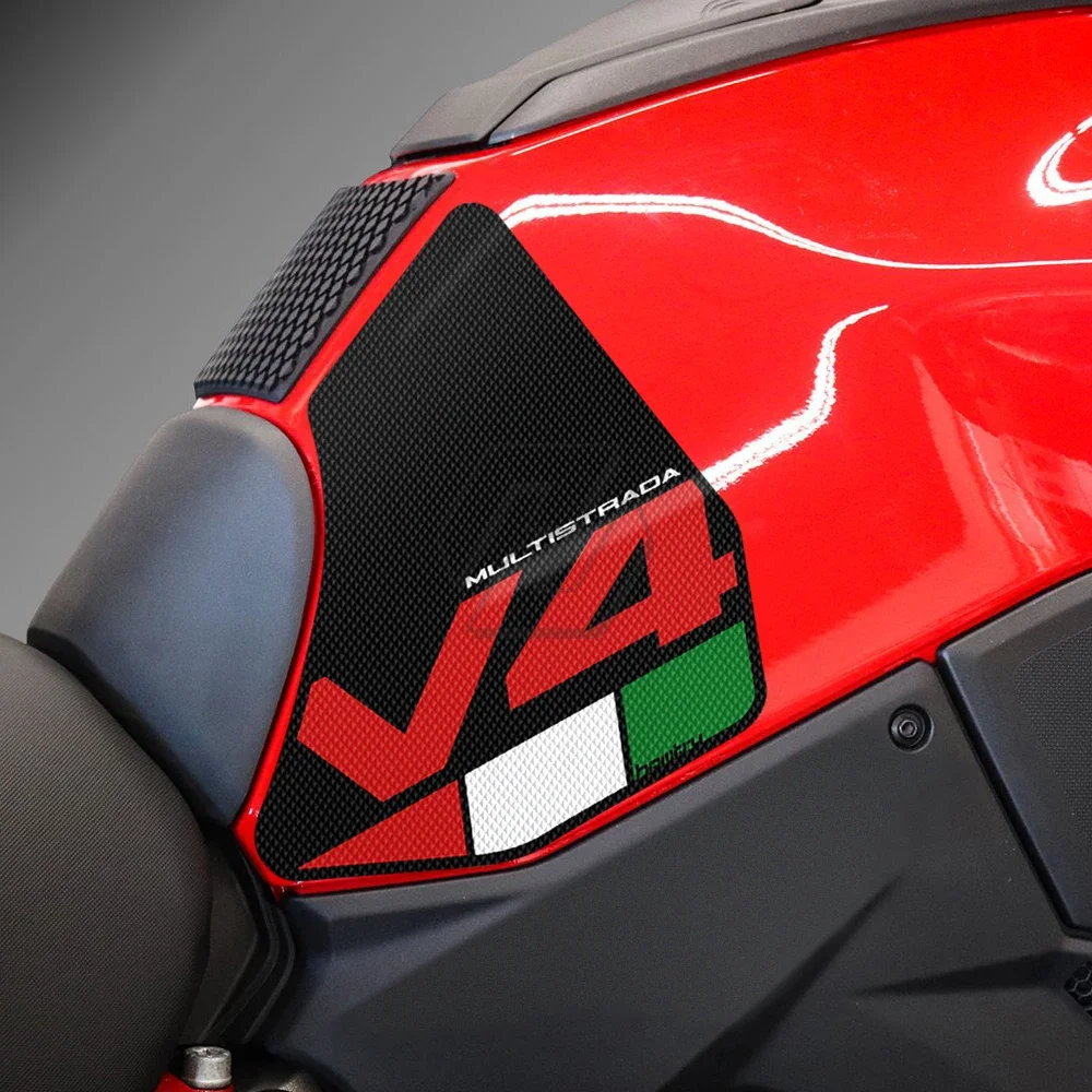 

For Ducati Multistrada V4 1100 Sport 1100S 2021-2022 Sticker Motorcycle Anti-slip Side Tank Pad Protection Knee Grip Mat