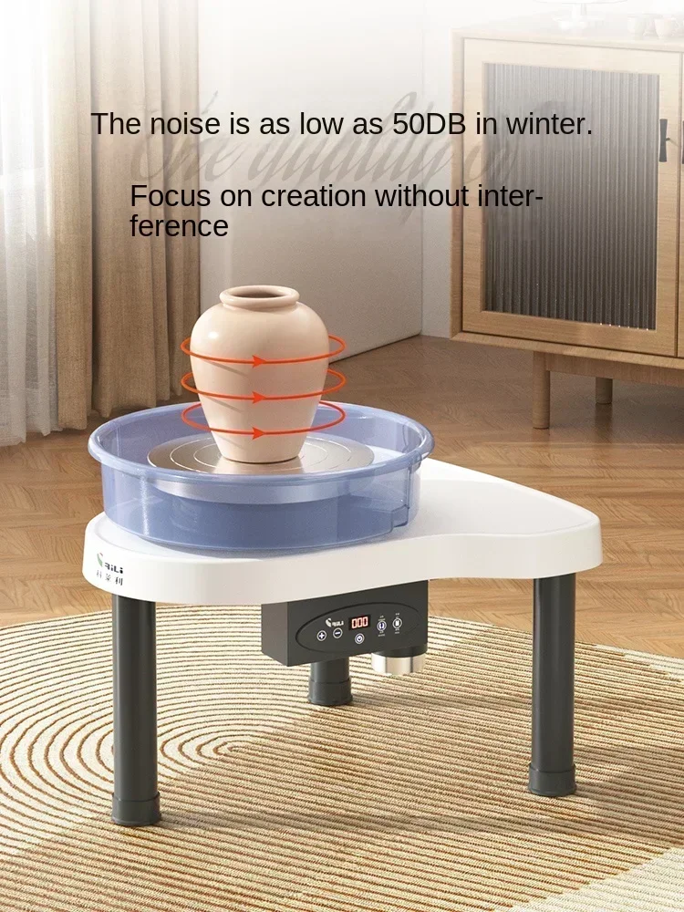 

Hot Sales Li Pottery Electric Throwing Machine Clay Household Professional Potter's Wheel Pottery Teaching Clay Studio Equipment