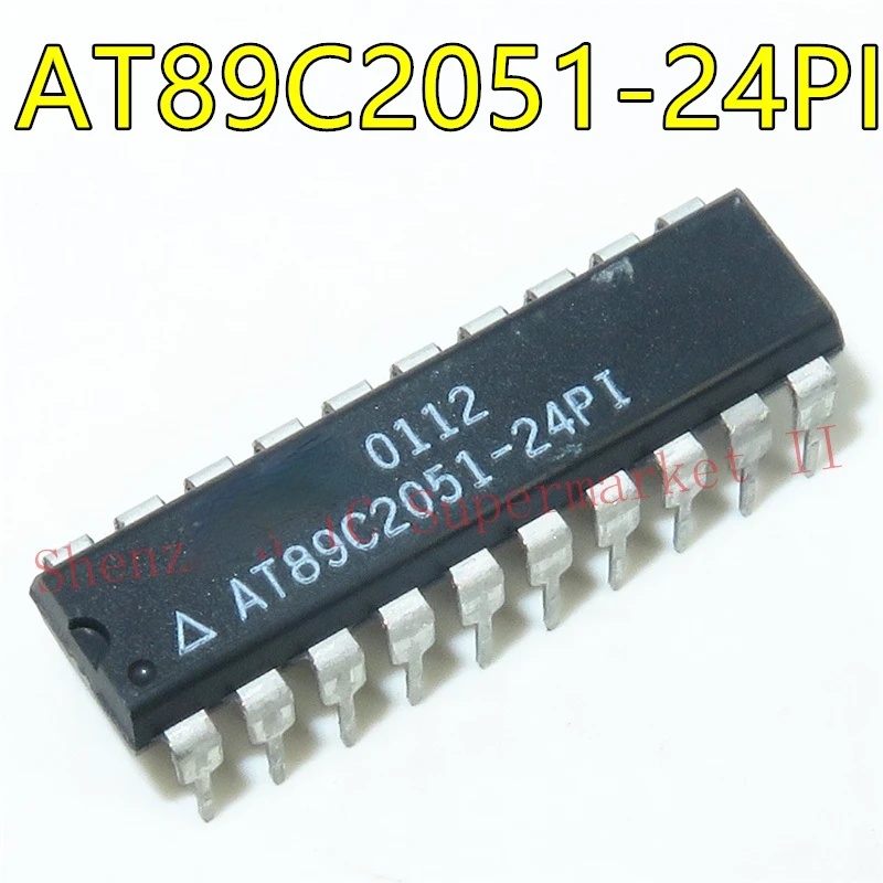 1PCS AT89C2051 AT89C2051-24PI AT89C2051-24PU AT89C2051-24PC 89C2051 IC DIP-24