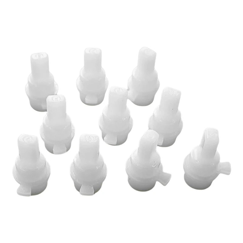Pack of 10 Rotarys Knob Adapters Air Conditioning Component Air Conditioning Knob ABS Texture for Home and Office Use