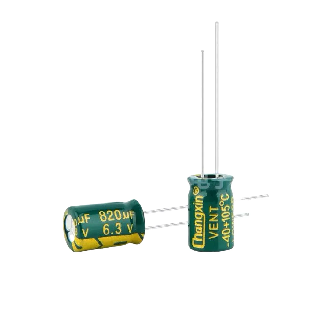 10pcs/lots 6.3V 820UF 8*12 high frequency low impedance aluminum electrolytic capacitor 820uf 6.3v