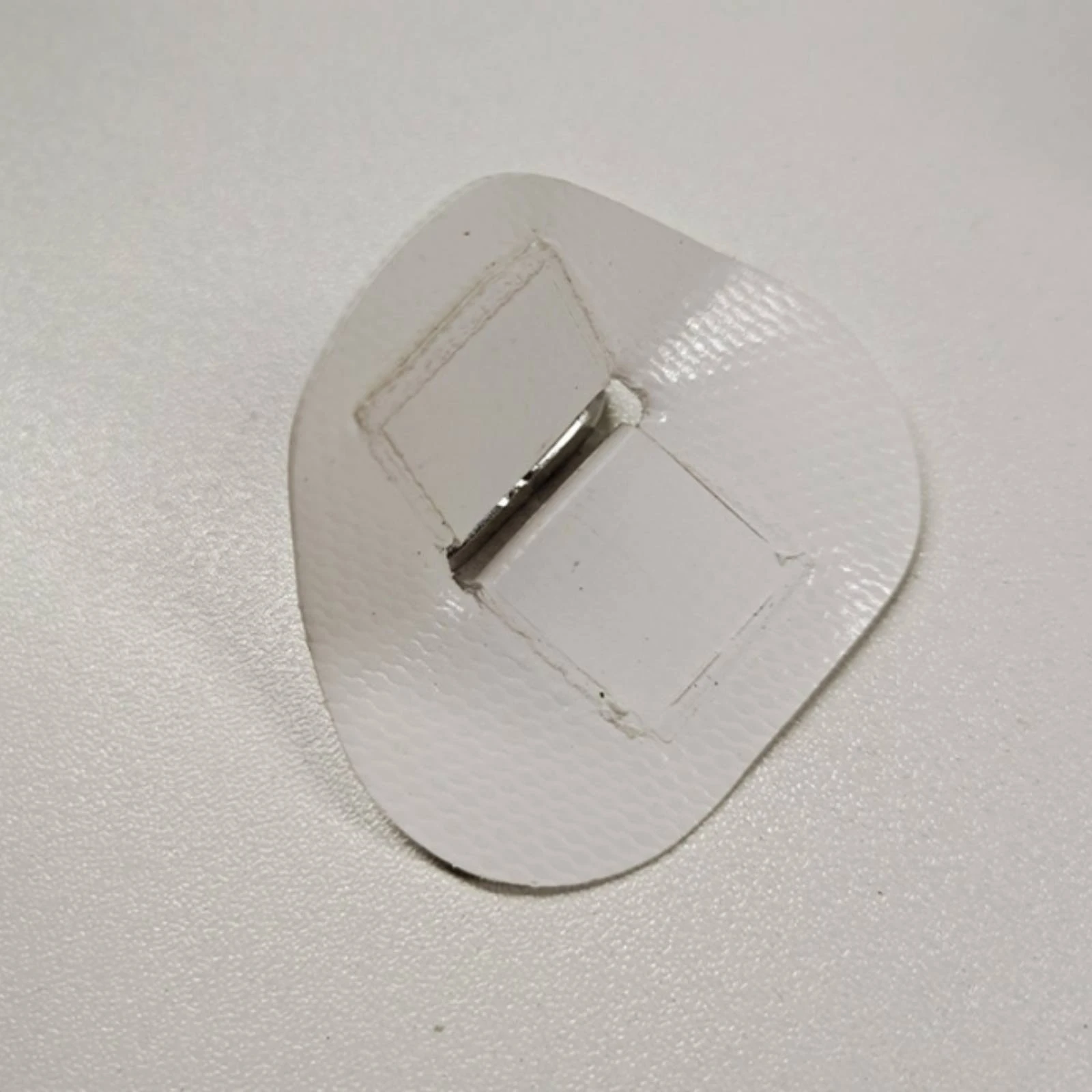 

6 Pieces Inflatable Boat D-Loop Adhesive Tab Stainless Steel Adhesive D-Loop Adhesive Tab Watercraft Accessory Rounded