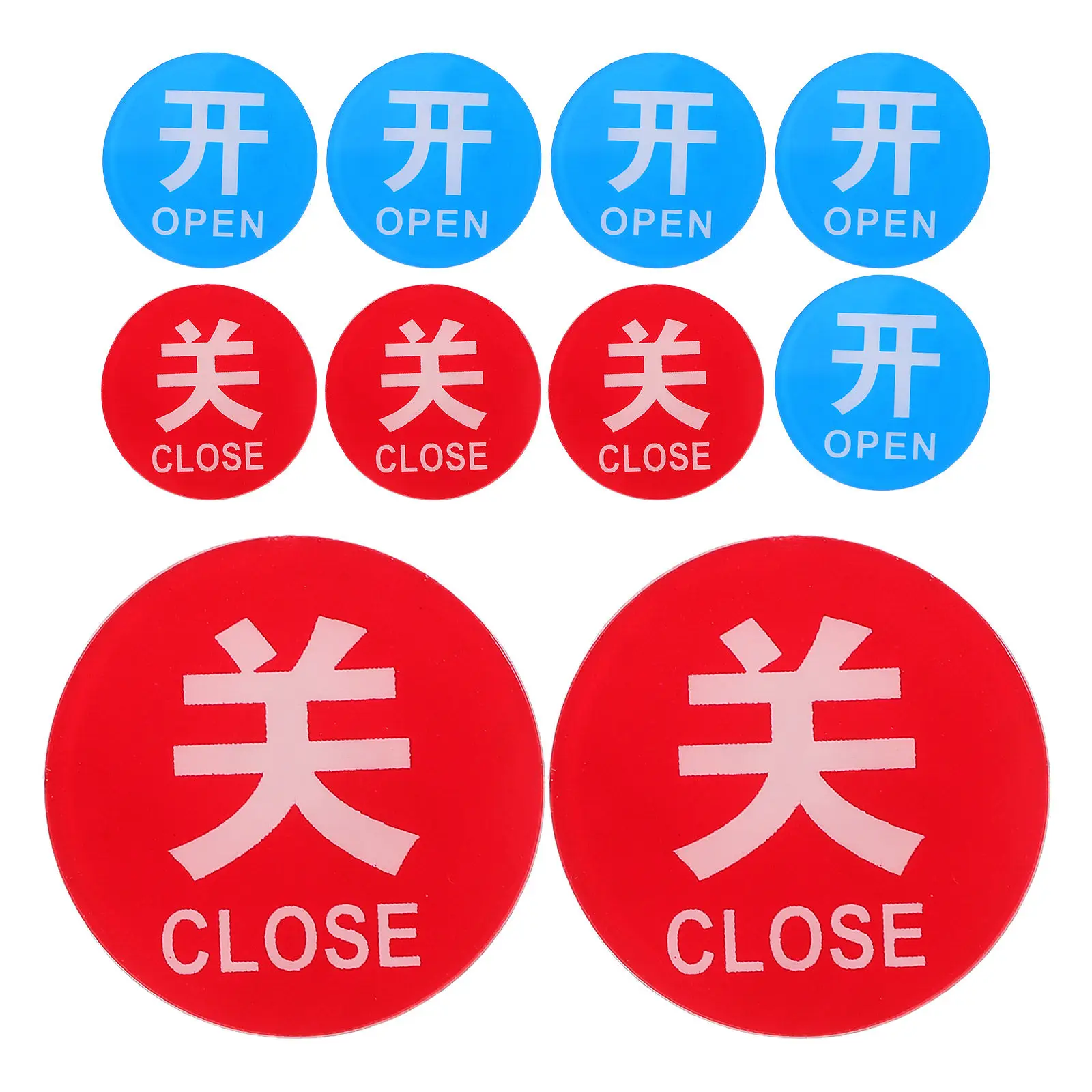 

1Set Hot Cold Water Stickers for Shower Faucet Clear Temperature Labels Adhesive Bathroom Sink Indicators Safety Signs Set