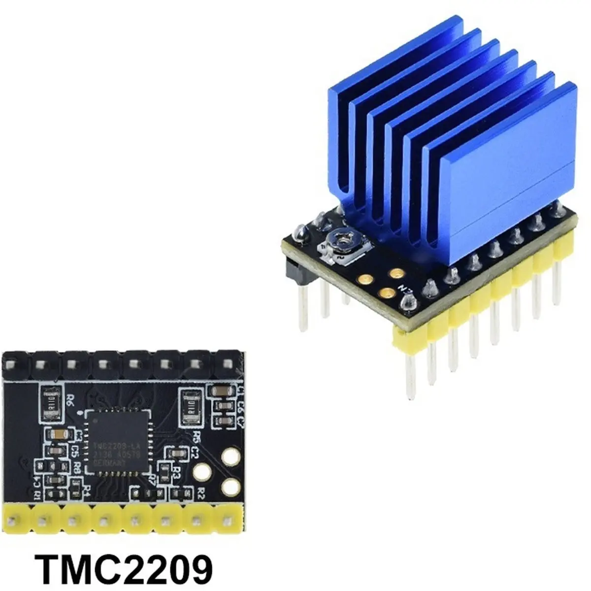 TMC2209 Module with Heat Sink Stepper Motor Driver 2A for 3D Printer Silent 256 Subdivision