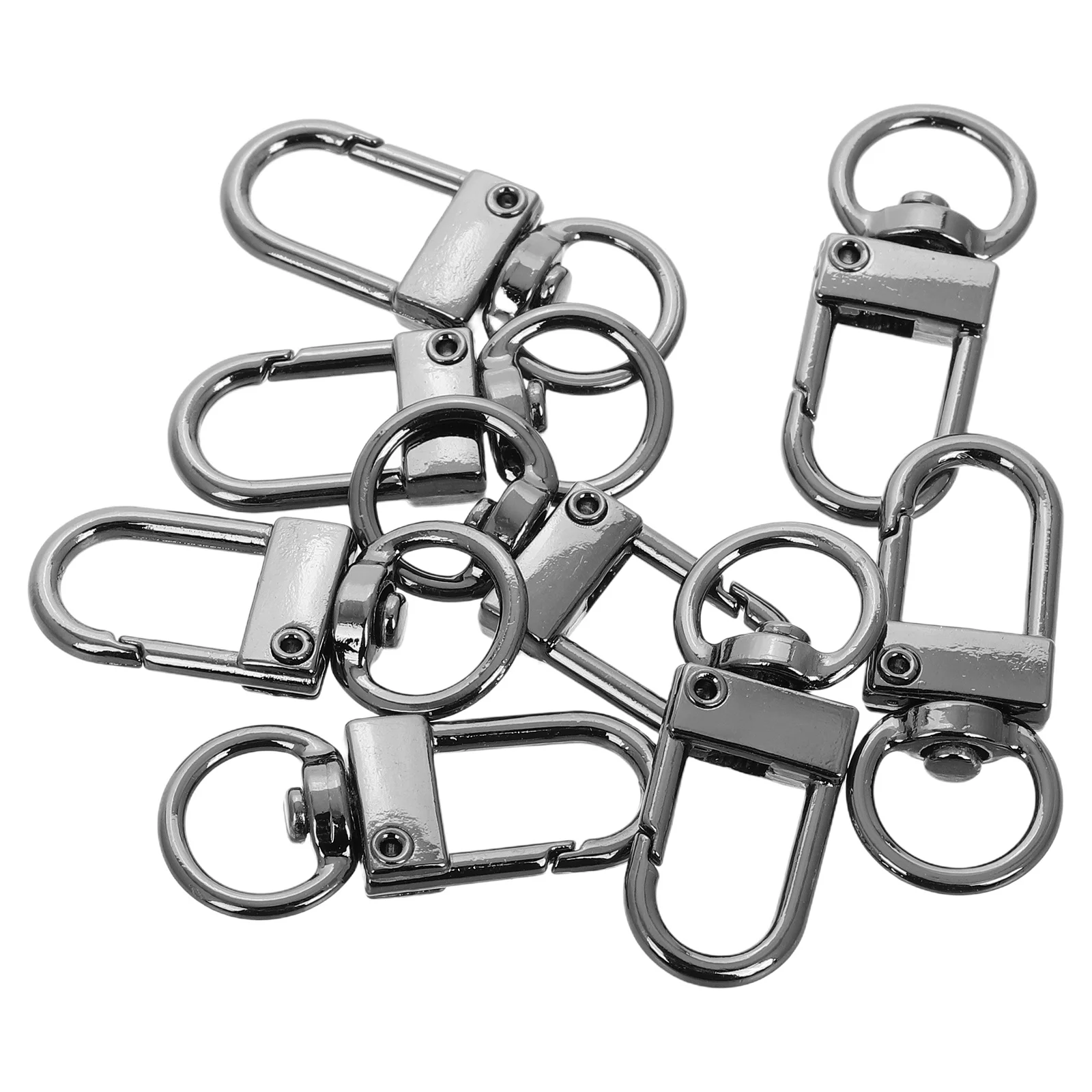 

8Pcs Alloy Keychain Strong Spring Buckle Lobster Clasps for Backpacks Sweater Chains DIY Jewelry Holder Keychain Connectors