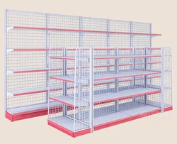 Supermarket shelves display shelves, pharmacy stationery stores, small department shelves