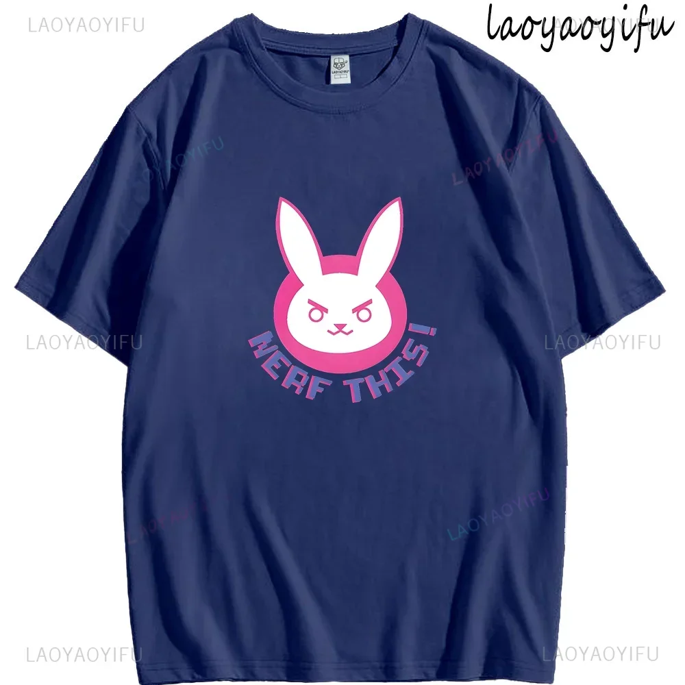 Kawaii Dva Konijn Harajuku Print T-Shirt Kawaii Kleding Mooie Cartoon Grafische T Shirts Ropa Mujer Vrouwen T-Shirt Katoen Koszulki