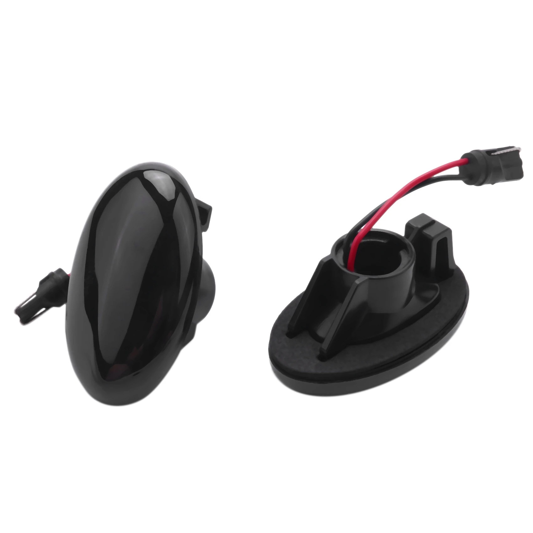 2 шт., автомобильные боковые маркеры для Mercedes-Benz Smart W450 W452 A-Class W168 Vito W639 W447, черные