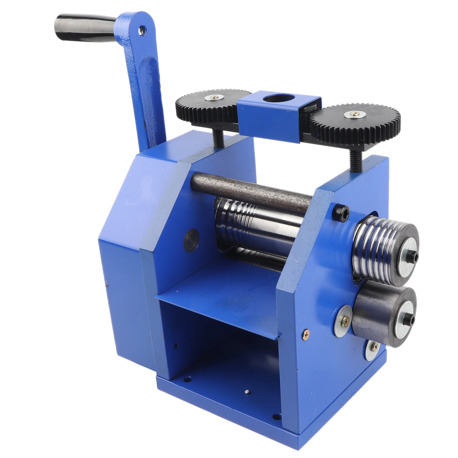 

Blue Manual Combination Rolling Mill Machine Jewelry Tabletting Processing Equipment Manual Combination Rolling Mill Machine