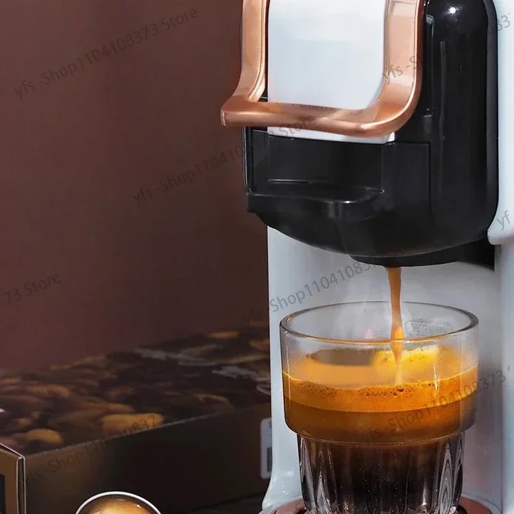 220V 1450W 600ml 19Bar 4 In 1 Multi Capsule Coffee Machine Cold Hot Milk Italian Portable  Capsule Coffee Machine