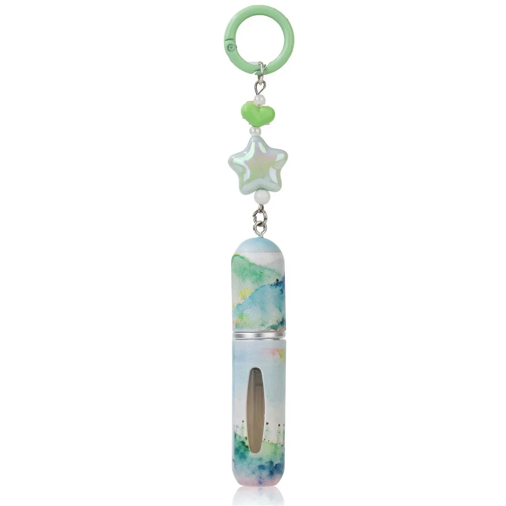 Fashion 5ml Mini Perfume Bottle Refillable Empty Spray Rotating Bottle Storage Sprayer Portable Empty Cosmetic Containers