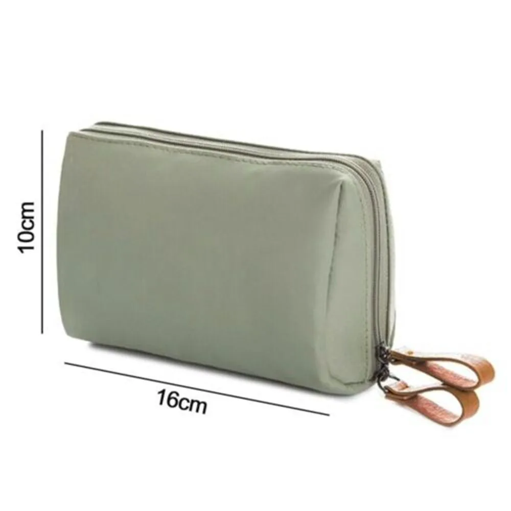 2023 New Women Cosmetic Bag Solid Color Korean Style Makeup Bag Pouch Toiletry Bag Waterproof Makeup Organizer Case luxury bag