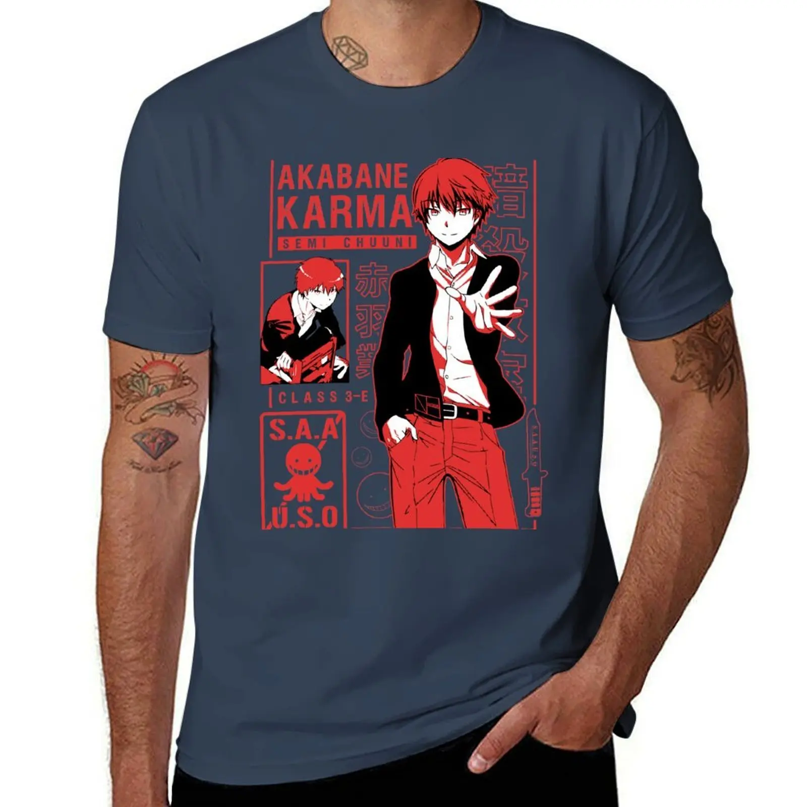 

AKABANE KARMA T-Shirt Big and Tall Loose Fit T-Shirt