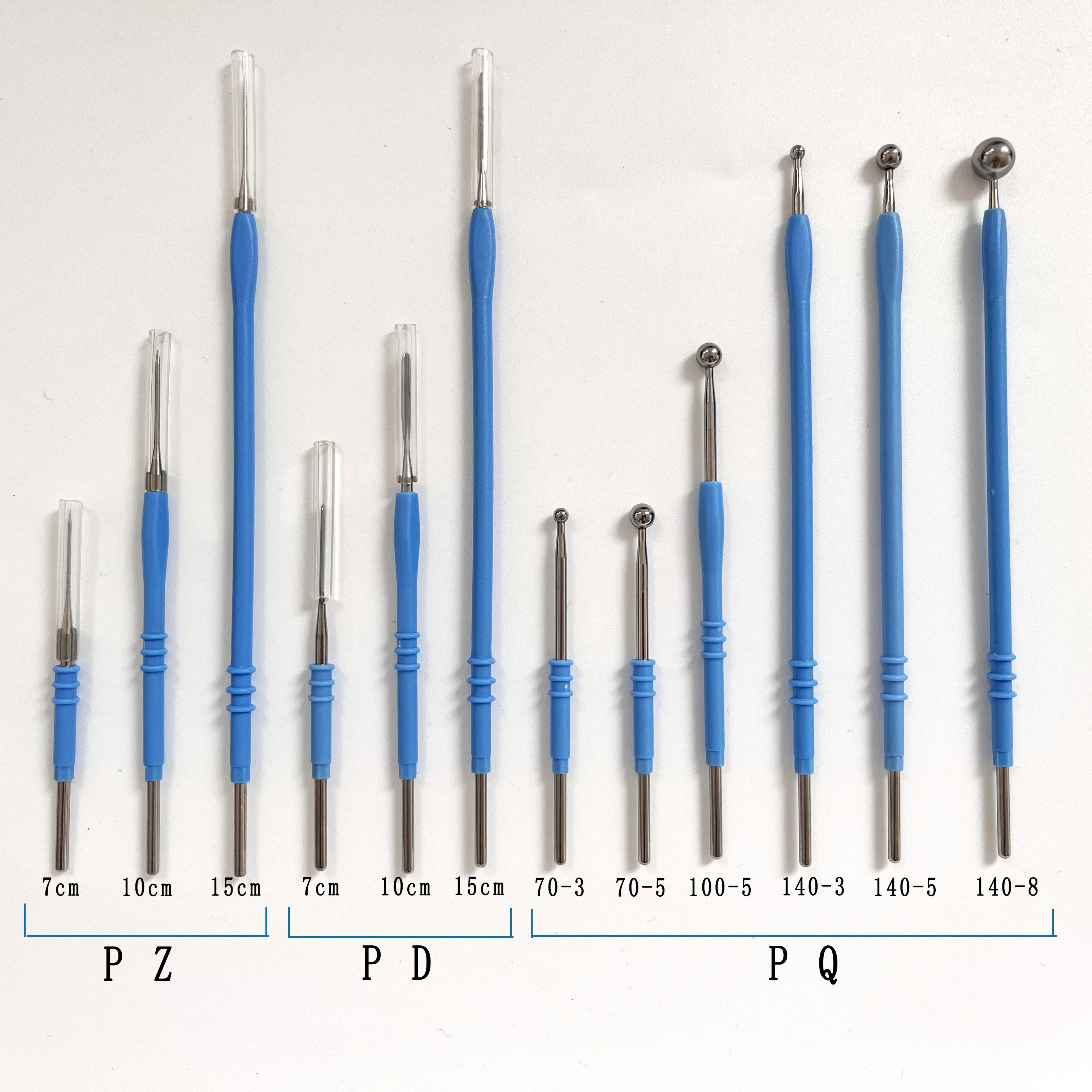 5-pc Lot ESU Pencil Electrosurgical Cautery Pencil Needle Ball Electrode Cautery Pencil Spatula