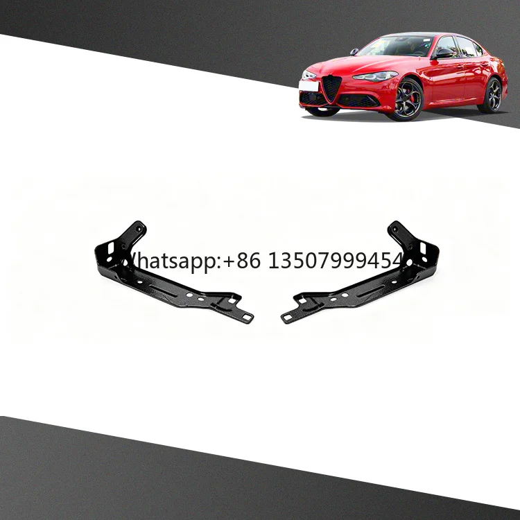 

Premium Black Side Mudflap Bracket Side Fender Holder for Alfa Romeo Giulia 50532790 50532789