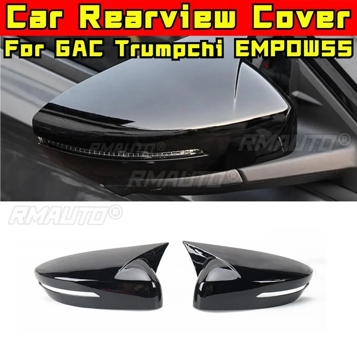 For GAC Trumpchi EMPOW Body Kit Car Rearview Cover Protect Side Mirror Cover Rearview Side Mirror Cover Modification Part