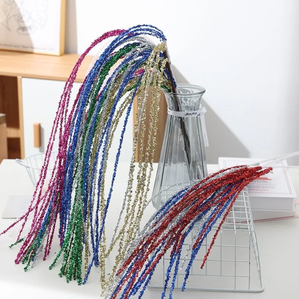 

2pcs New 86cm Christmas Glitter Branch Sparkling Shining Sequin Decor Sticks Sequin Handmade Xmas Tree Ornament Christmas Tree