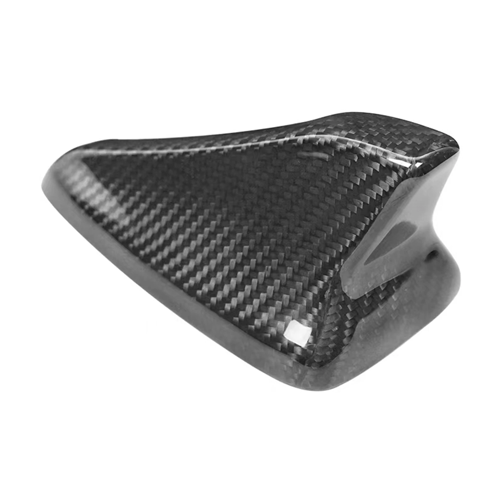 Dry Carbon Fiber Roof Shark Fin Antenna Cover Trim Cap For Hyundai Veloster JS 2019-2022