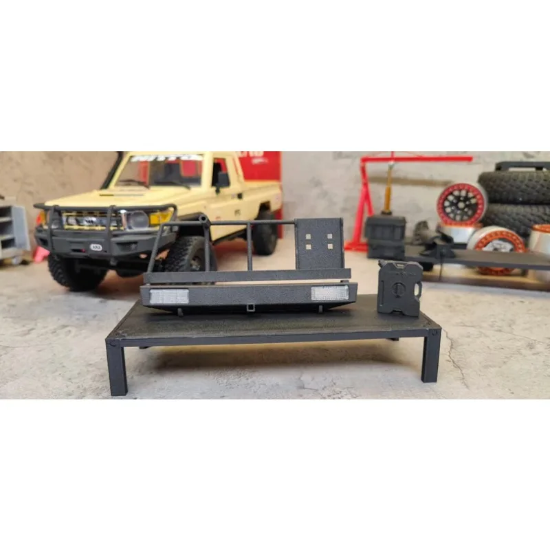 

Задний бампер в стиле ARB с креплением для запасного колеса для радиоуправляемой модели Toyota Land Cruiser 1/12, аксессуары для прямой установки и модернизации