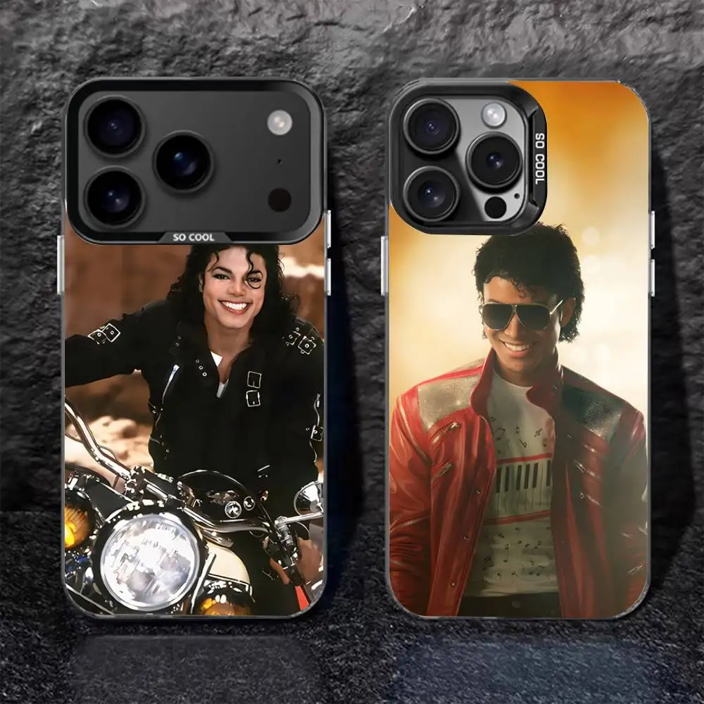 Dance King M-Michael J-JacksonS For iPhone 17,16,15,14,13,12,11,Pro,MAX Black Candy Matte Cover