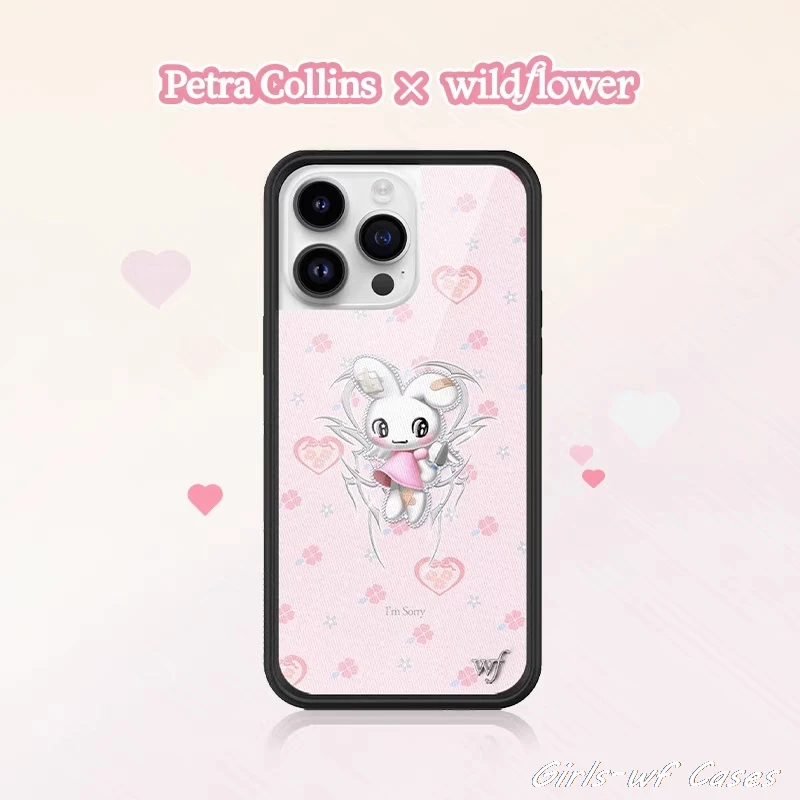حافظة لهاتف آيفون 12 13 14 15 16 17 Pro Max Plus 16Pro Air wf غطاء أرنب وردي لطيف #1