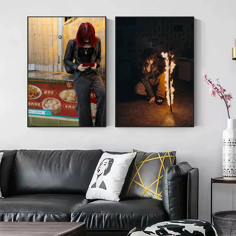 J-Jane Remover Status Update Music Peelable Self-adhesive Poster Stickers Are Suitable For Frameless Wall Decoration In A Room view 3