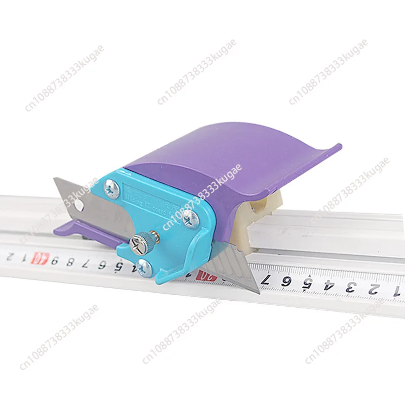 

Sliding Cutting Knife Aluminum Alloy Ruler Art Drawing KT Board Paper Leather Paper Cutting Knife