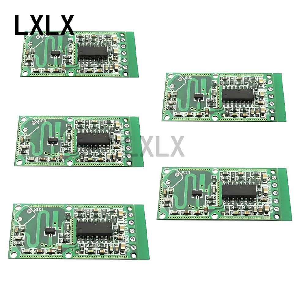 5PCS RCWL-0516 Microwave Radar Sensor Switch Module Human Sensor Module Intelligent Sensor Detector