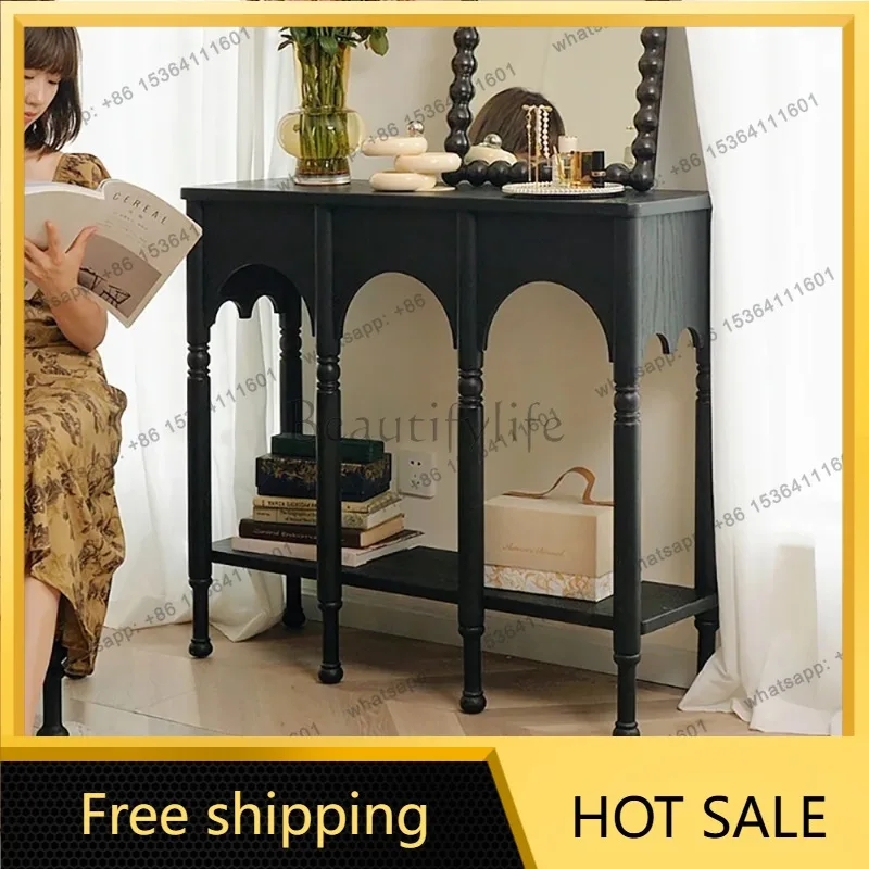 LJY Aesthetic Design Console Table Nordic Unique Modern Minimalist Console Table Trendy Entrance Hall Wohnzimmer Tisch Furniture