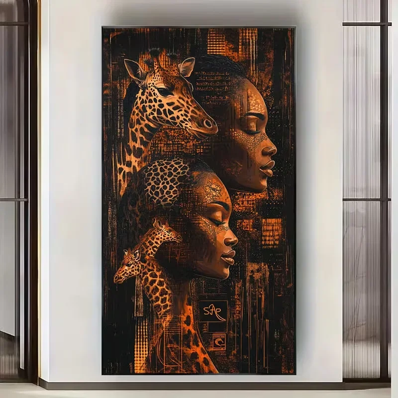 Multiple sizes 1pc frameless Large size Canvas Painting,Large Decorative Painting 1pc 50cm x 100cm 19.69 inches x 39.4 inches Fr
