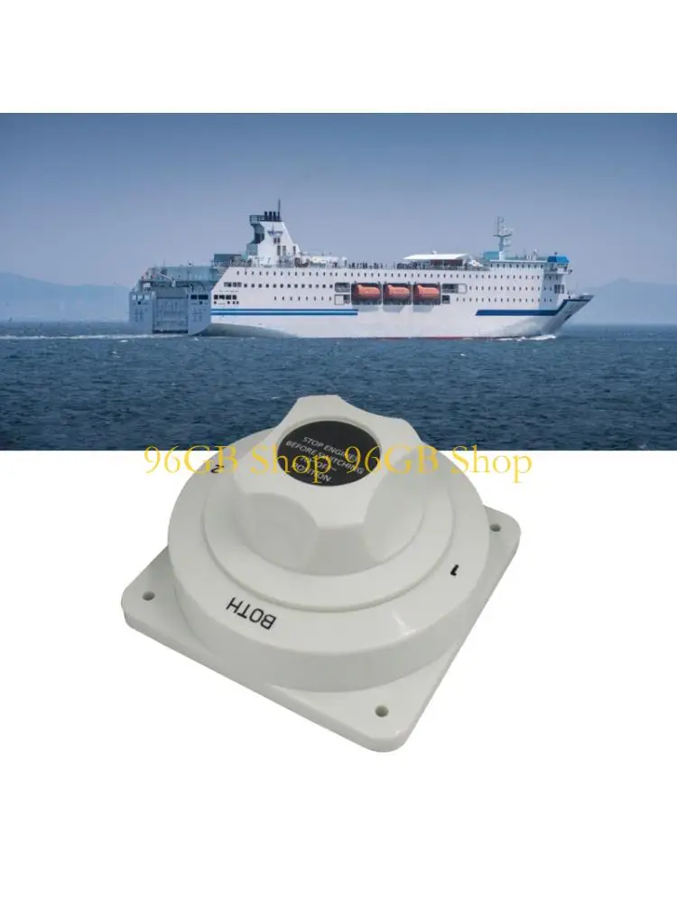 96GB Marine Grade 300A Battery Switches 3 Position Operation Plastic Body Brass Iron