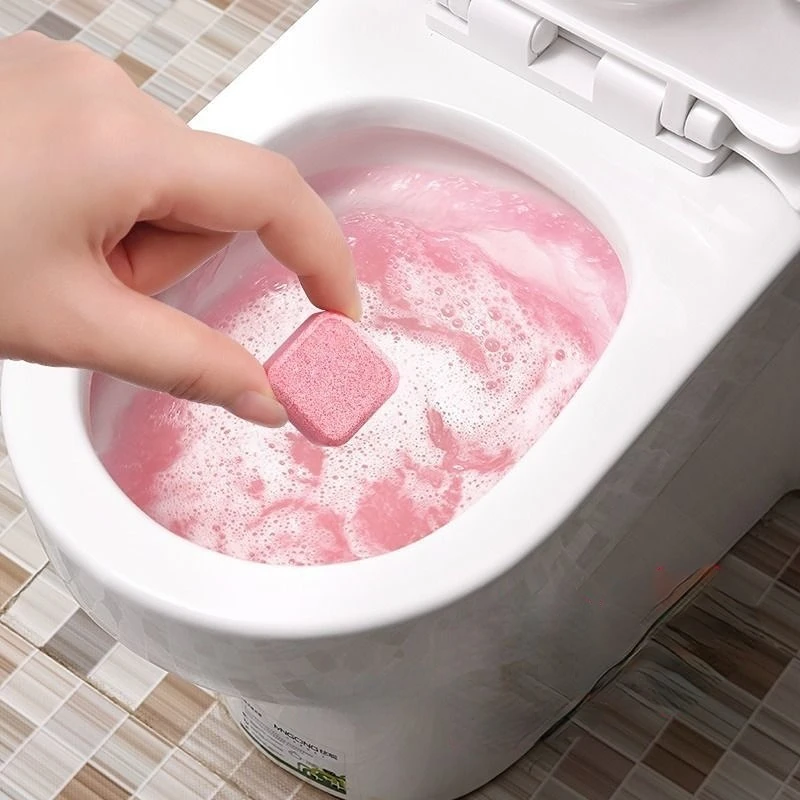 Automatic Toilet Bowl Cleaner Effervescent Tablet for Toilet Fast Remover Urine Stain Deodorant Yellow Dirt Toilet Cleaning Tool