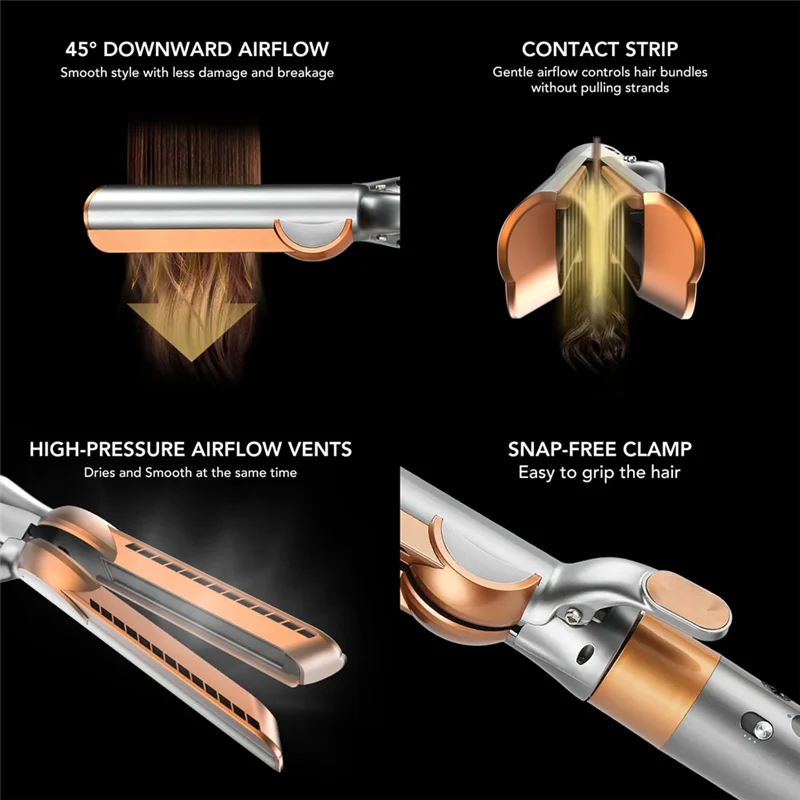 -AT52 تصفيف الشعر وناشر الشباك ومرفقات المكواة المرفقات لـ Dyson Airwrap HS01 HS05 HS08 لنتائج سلسة