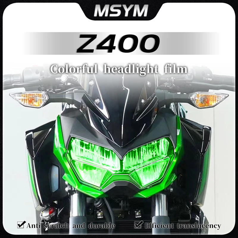 

For Kawasaki Z400 Z 400 z400 z 400 Headlight film protective film front transparent film waterproof repair scratch modification