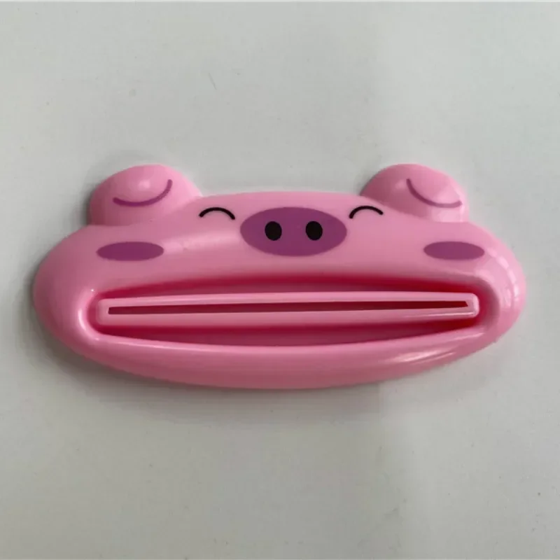 Cute Cartoon Rolling Toothpaste Squeezer Dispenser Facial Cleanser Clips Kid Toothpaste Holder Tube Saver Bathroom Accessories