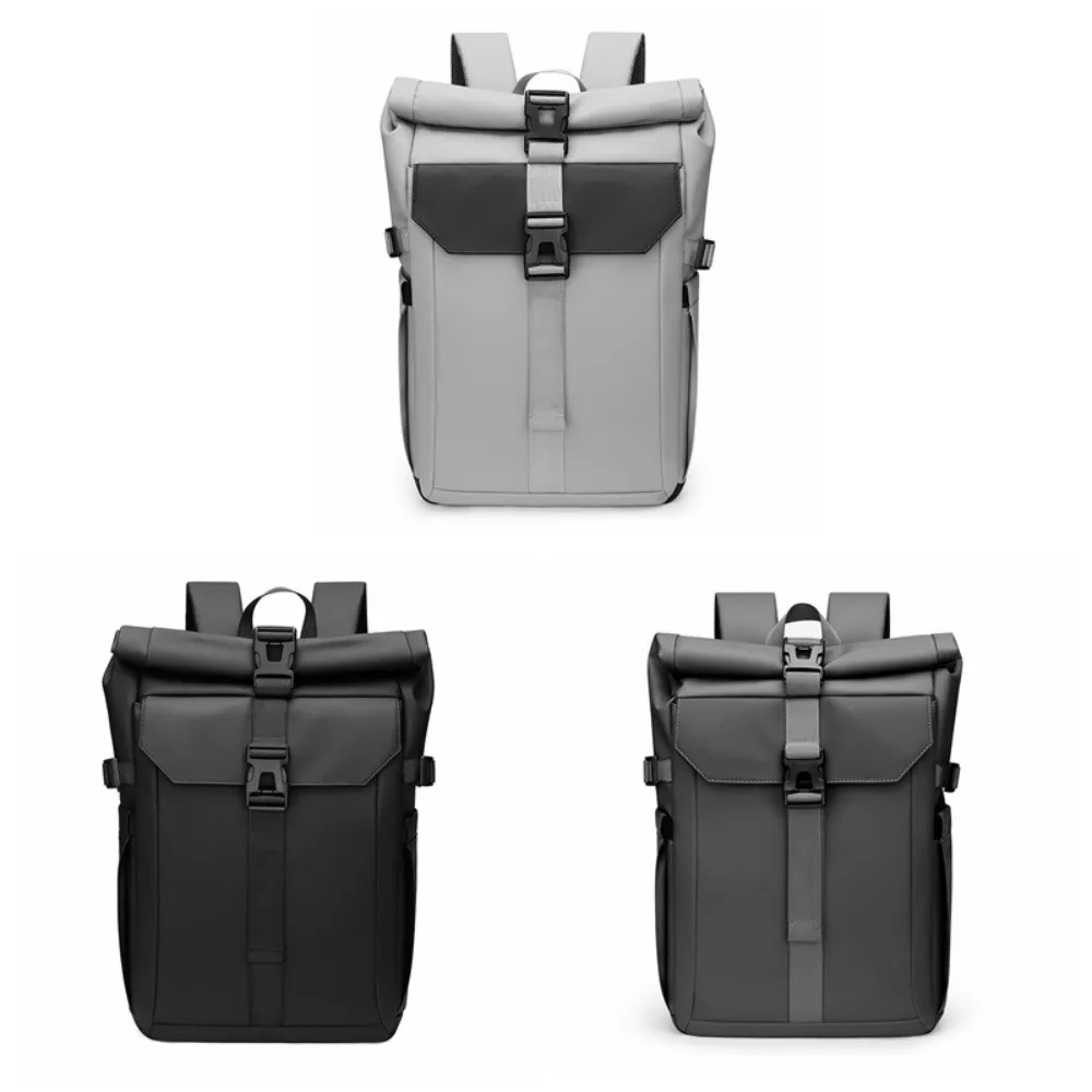 Mochila de ocio para hombre de gran capacidad, mochila de viaje ligera multicapa, mochila portátil impermeable para ordenador portátil para hombre