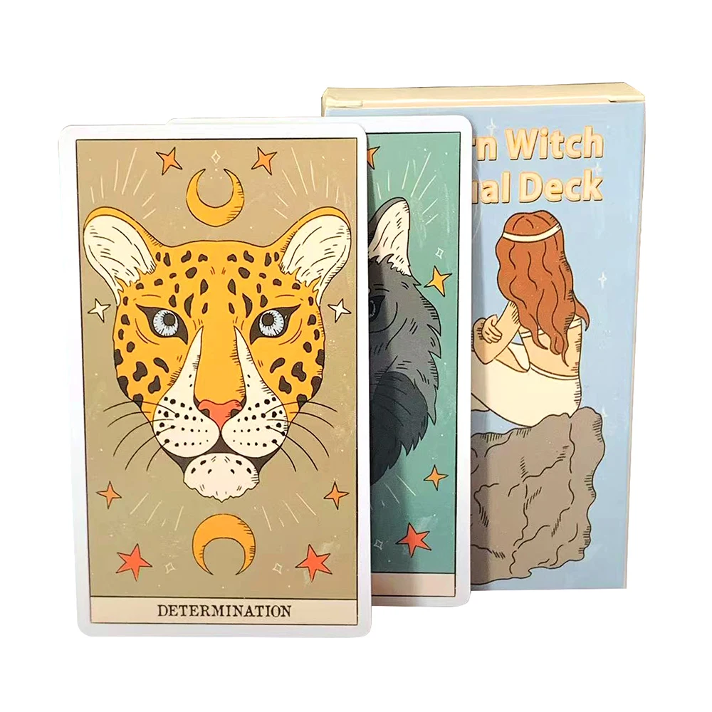 60 cartes Oracle de style moderne, motifs mystiques uniques, carton de haute qualité, parfaites pour la divination et les cadeaux