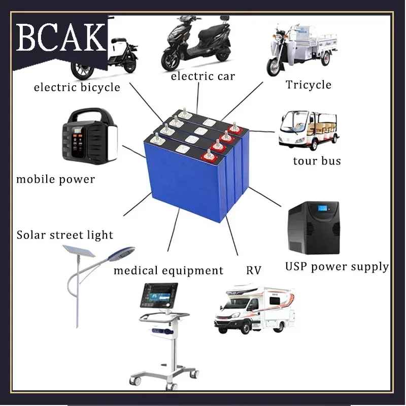 BCAK Style 2.3V 20Ah Lithium Titanate LTO Battery Low Temperature Resistant Rechargeable Power Batteries for Car Electric Bicycl