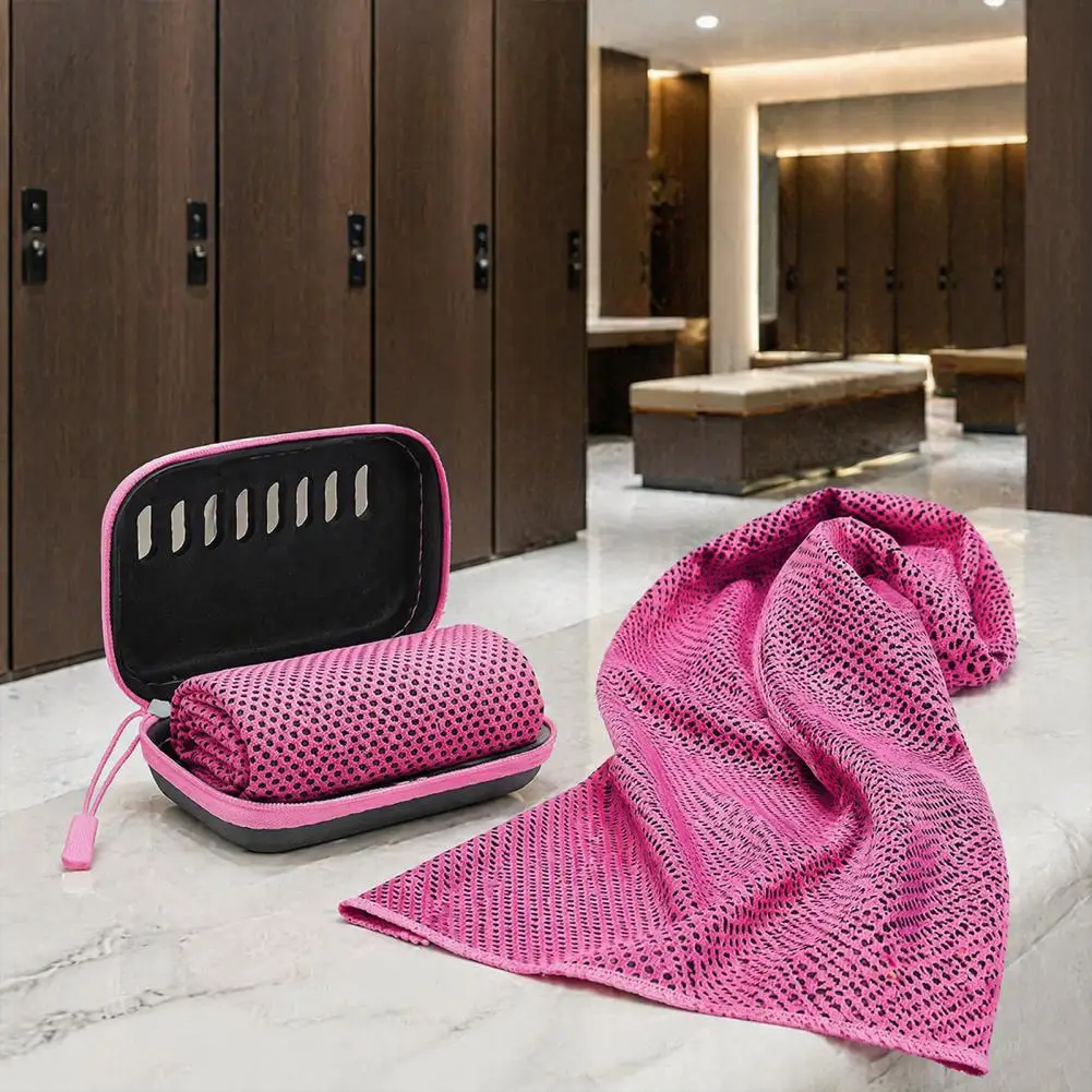 Outdoor Sports Gear Towel for Sports Towel with Carrying Case Instant Quick Drying Microfiber Ice Towel Portable for Gym