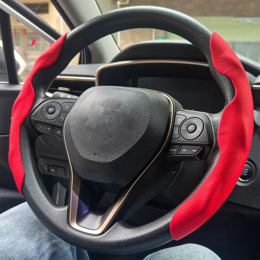 2025 New Winter Car steering wheel cover Keep warm ，Plush touch，D-shaped，Round Universal 38cm 15inch steering wheel Accessories