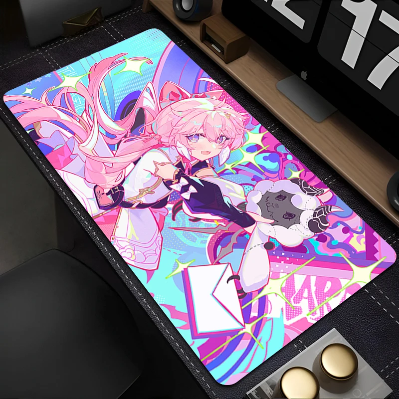 

Encore Wuthering Waves Mouse Pad Laptop Kawaii Anime Gamer Mousepad XXL Cute Pink Girl Desk Mat PC Gaming Cabinet Keyboard Rug