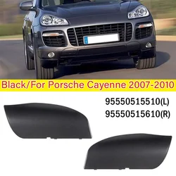 95550515510 95550515610 For 2007 2008 2009 2010 Porsche Cayenne Left+Right ABS Side Car Front Bumper Tow Hook Covers Cap Plug