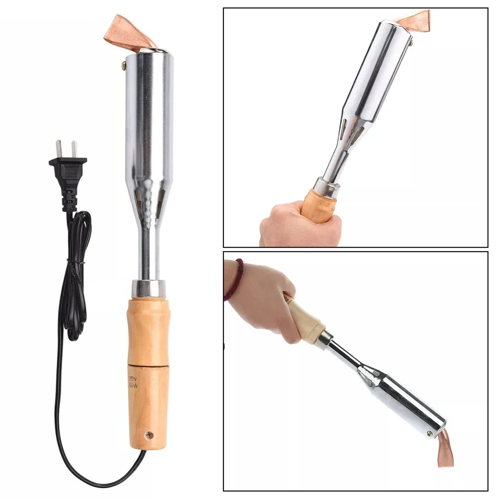 1pc 300W Wood Handle Electric Soldering Iron Rework Station With High Power Welding Repair Tools Electric Soldering Iron