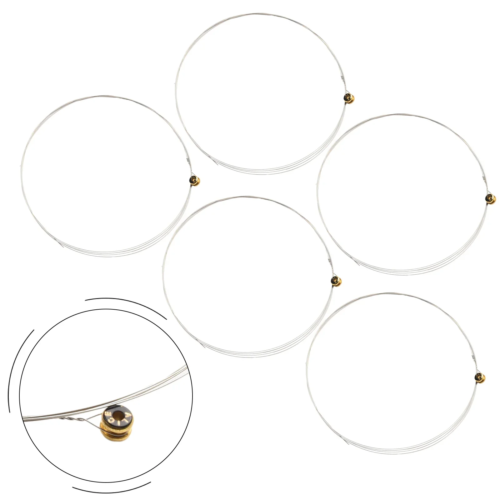 5 Pcs Single Guitar Strings Electric Guitar Top E Plain Steel Gauges .009 010 For AE530 Alice Electric Guitar Strings