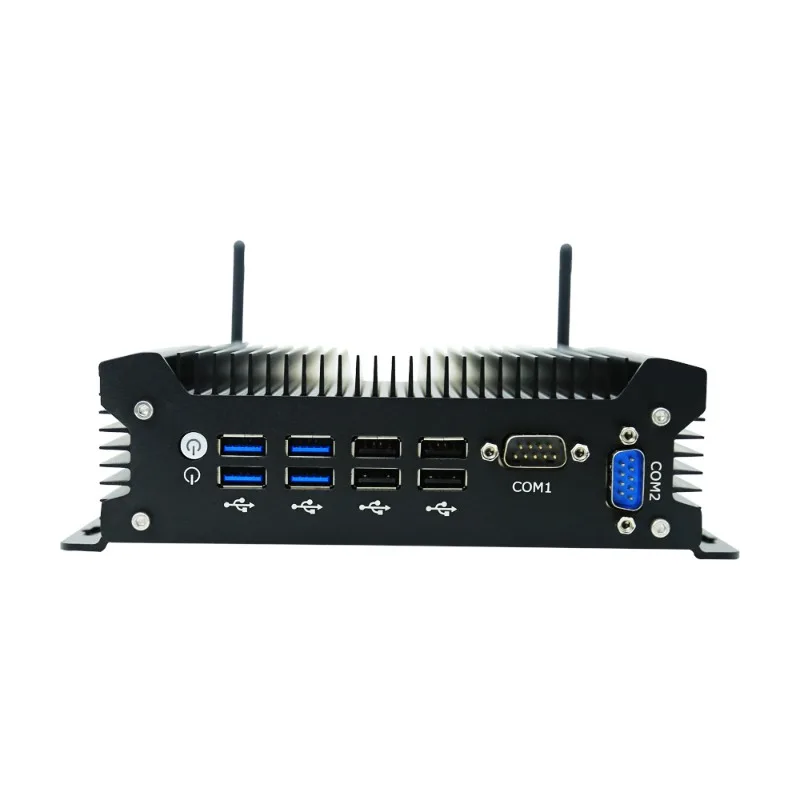 i7 dual network port fanless mini industrial computer i5 10210U miniature car industrial computer