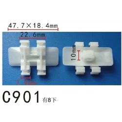 20/50/100x OEM Front & Rear Door Moulding Clip for Mercedes Benz 007-988-71-78 0079887178