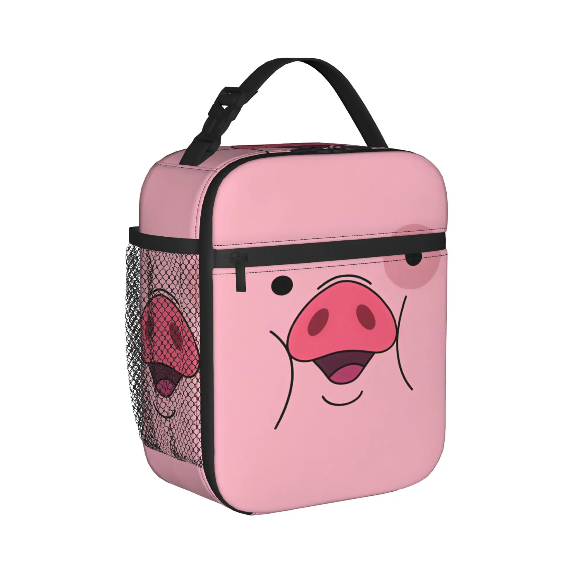 Waddles Lunch Bag G-Gravity Falls Picnic Lunch Box For Women Fashion Thermal Tote Handbags Oxford Portable Zipper Cooler Bag