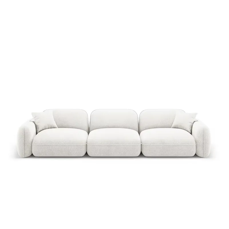 

Small cloud bubble lamb wool fabric sofa, modern simple sofa module combination