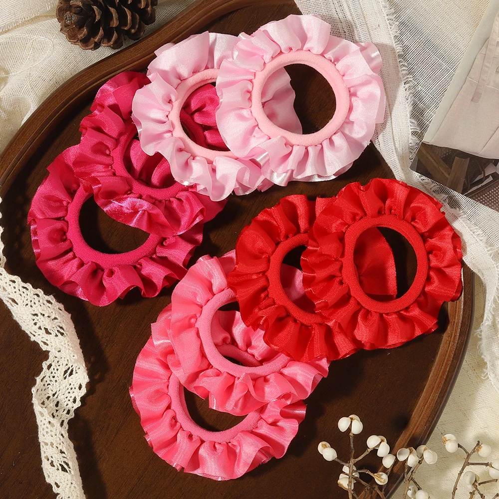 8 Stück/Set gewebtes Stirnband ohne Beschädigung, elastischer Pferdeschwanz-Fixierer, geeignet für Mädchen und Frauen, für den täglichen Gebrauch, Haarringe, Accessoires – Detail 12